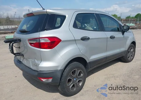 2018 Ford Ecosport S from USA, damaged, VIN MAJ6P1SL4JC196050